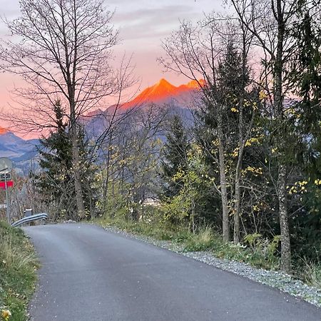 Charmant Appartement Au Vagabond Leysin Exterior foto